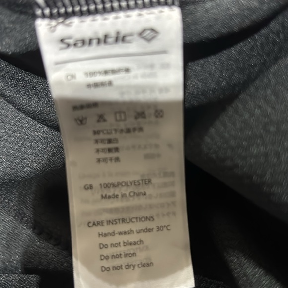 Santic Race Fit Cycling,full zip,3 rear pocket short sleeve,run,hike jersey - Picture 14 of 14